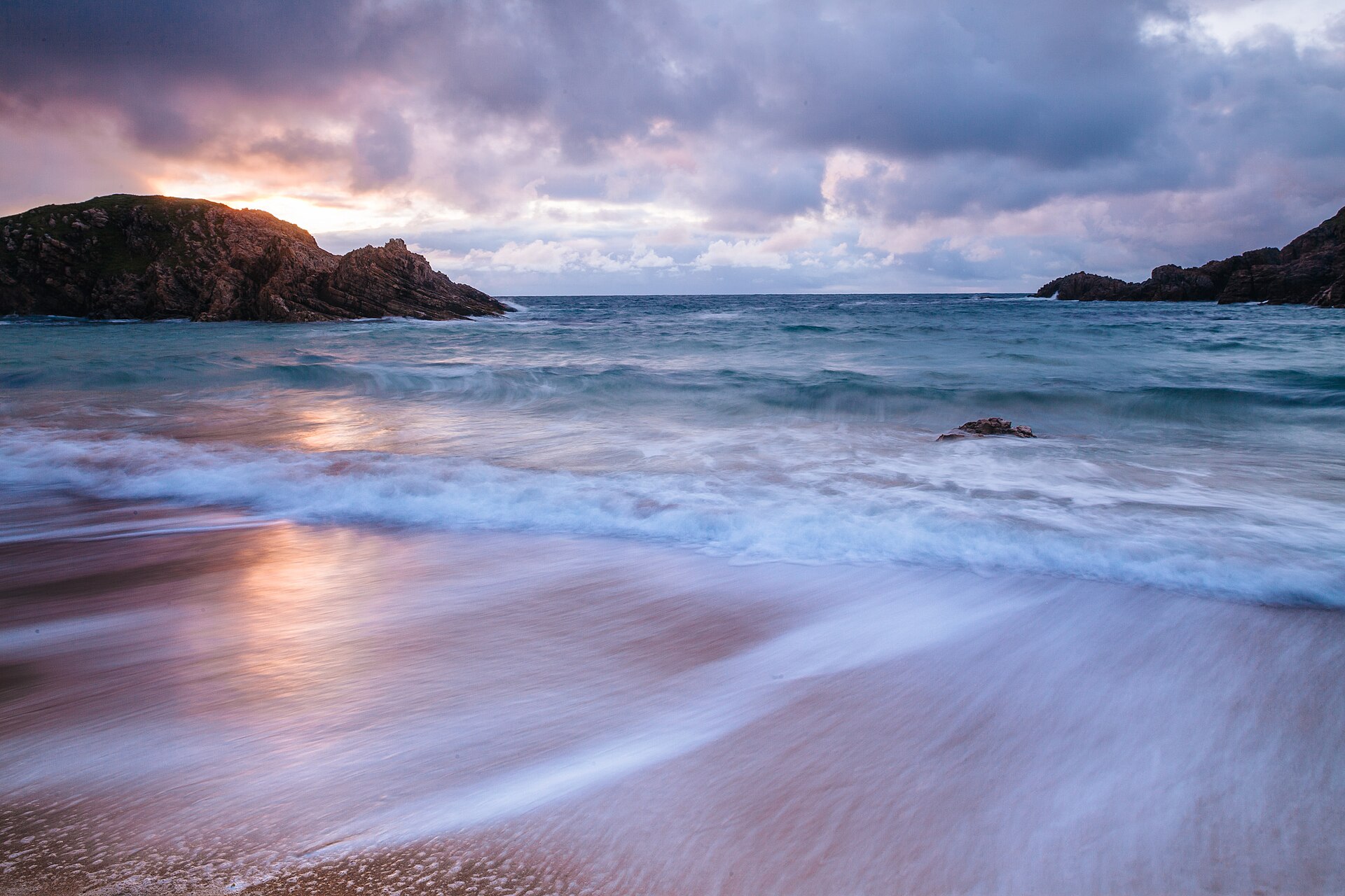 Coastal bay in County Donegal, Ireland